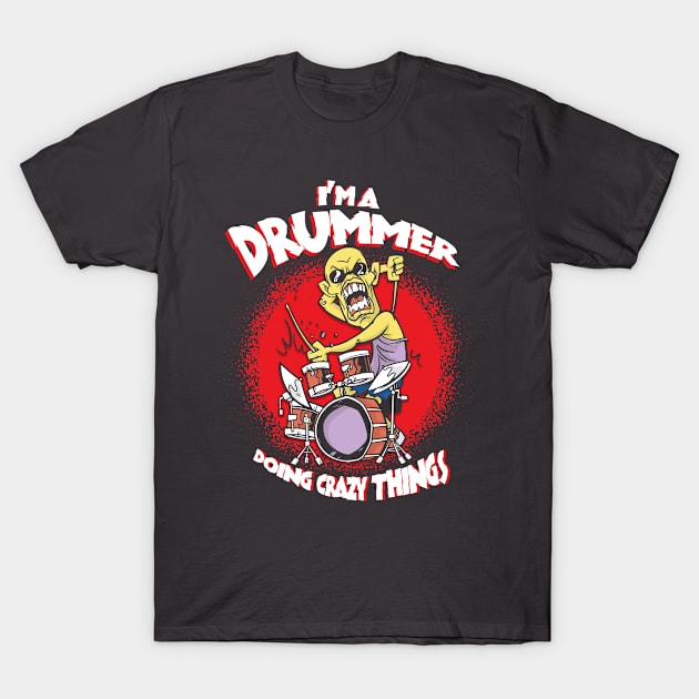 Musician Drummer Drums T-Shirt by Toeffishirts